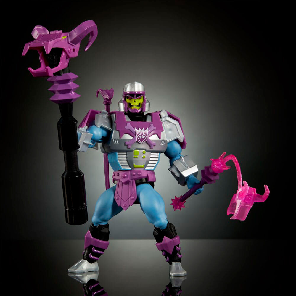 Figura articulada Armor Skeletor Megatron de 14 cm con accesorios - 7