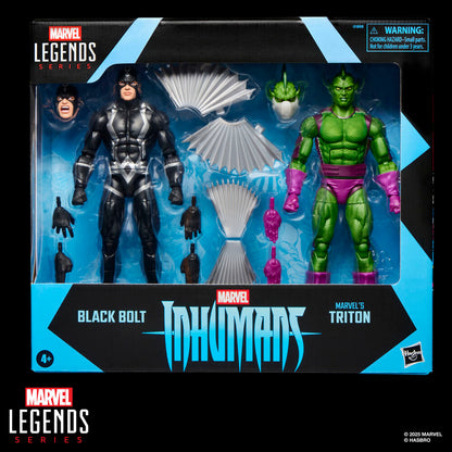 Set Marvel Legends de Black Bolt y Triton con accesorios - 8