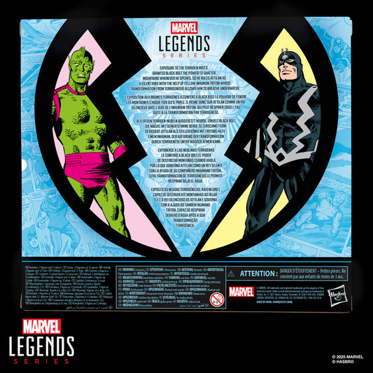 Set Marvel Legends de Black Bolt y Triton con accesorios - 14