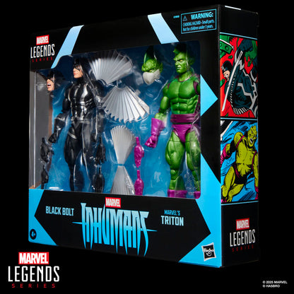 Set Marvel Legends de Black Bolt y Triton con accesorios - 9