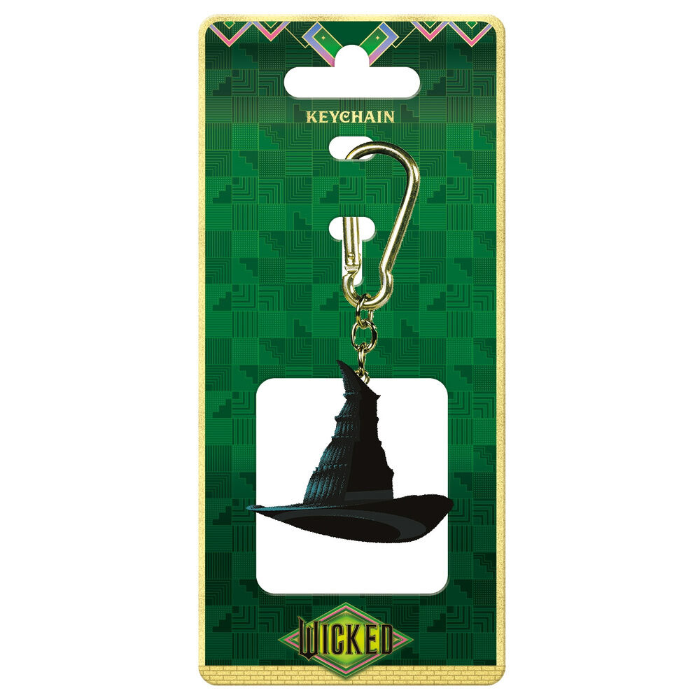 Llavero 3D Wicked 2 con sombrero de bruja negro