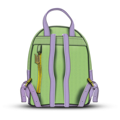 Mochila Wicked 2 verde y lila de 28 cm - 2