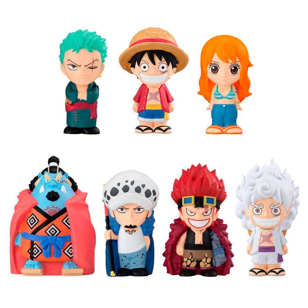 Figuras Sofvidoll de vinilo de One Piece en varios diseños