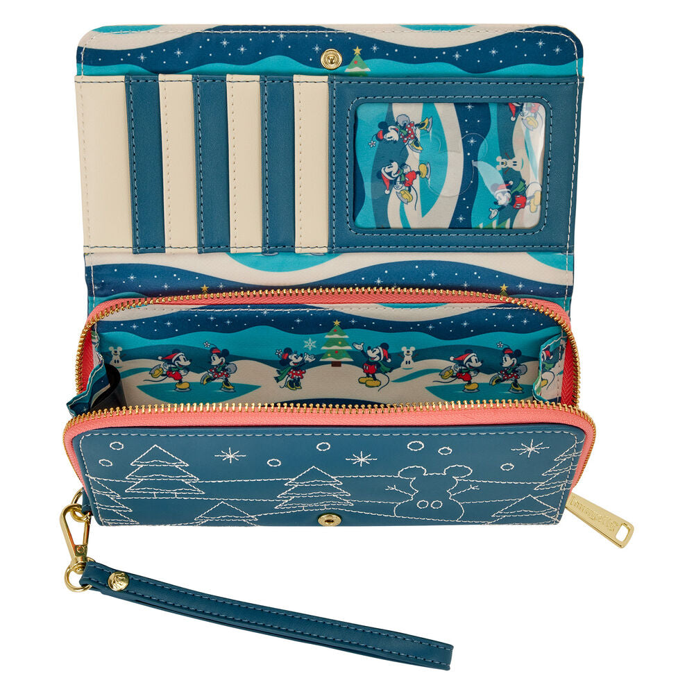 Cartera Disney Loungefly de Mickey y Minnie esquiando - 4
