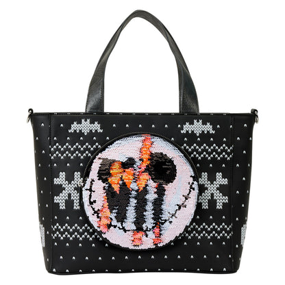 Bolso tote negro Loungefly de Jack Skellington con monedero - 2