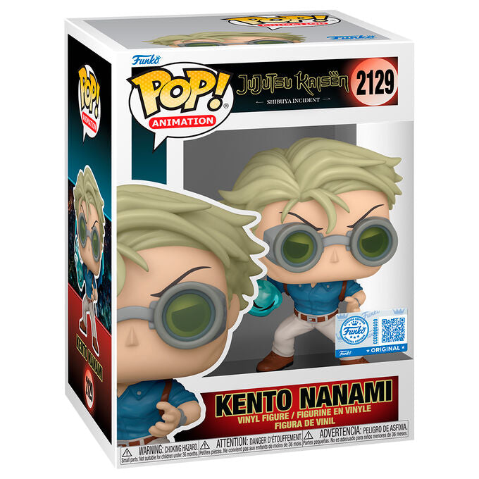 Figura Funko POP! de Kento Nanami de Jujutsu Kaisen con gafas y efecto turquesa - 2
