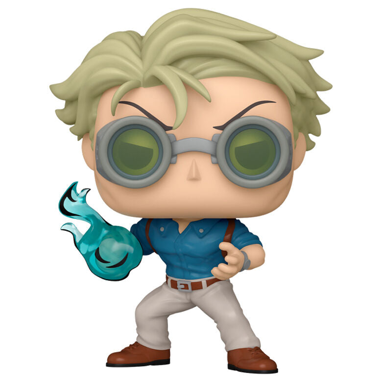 Figura Funko POP! de Kento Nanami de Jujutsu Kaisen con gafas y efecto turquesa