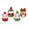 Peluche Michi Mochi Christmas Kawaii de 19 cm en diseños navideños surtidos