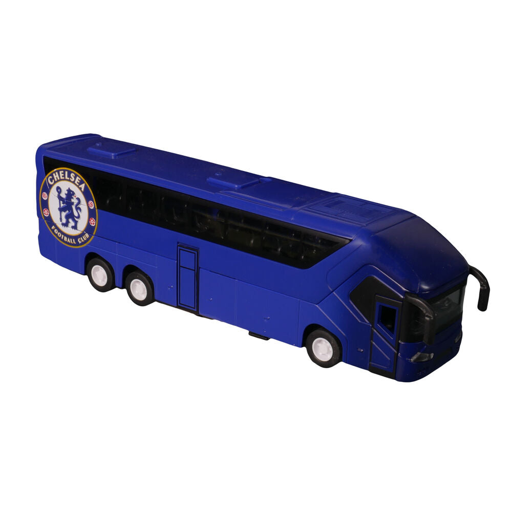 Autobús réplica azul de Chelsea BANBO TOYS con puertas laterales - 2