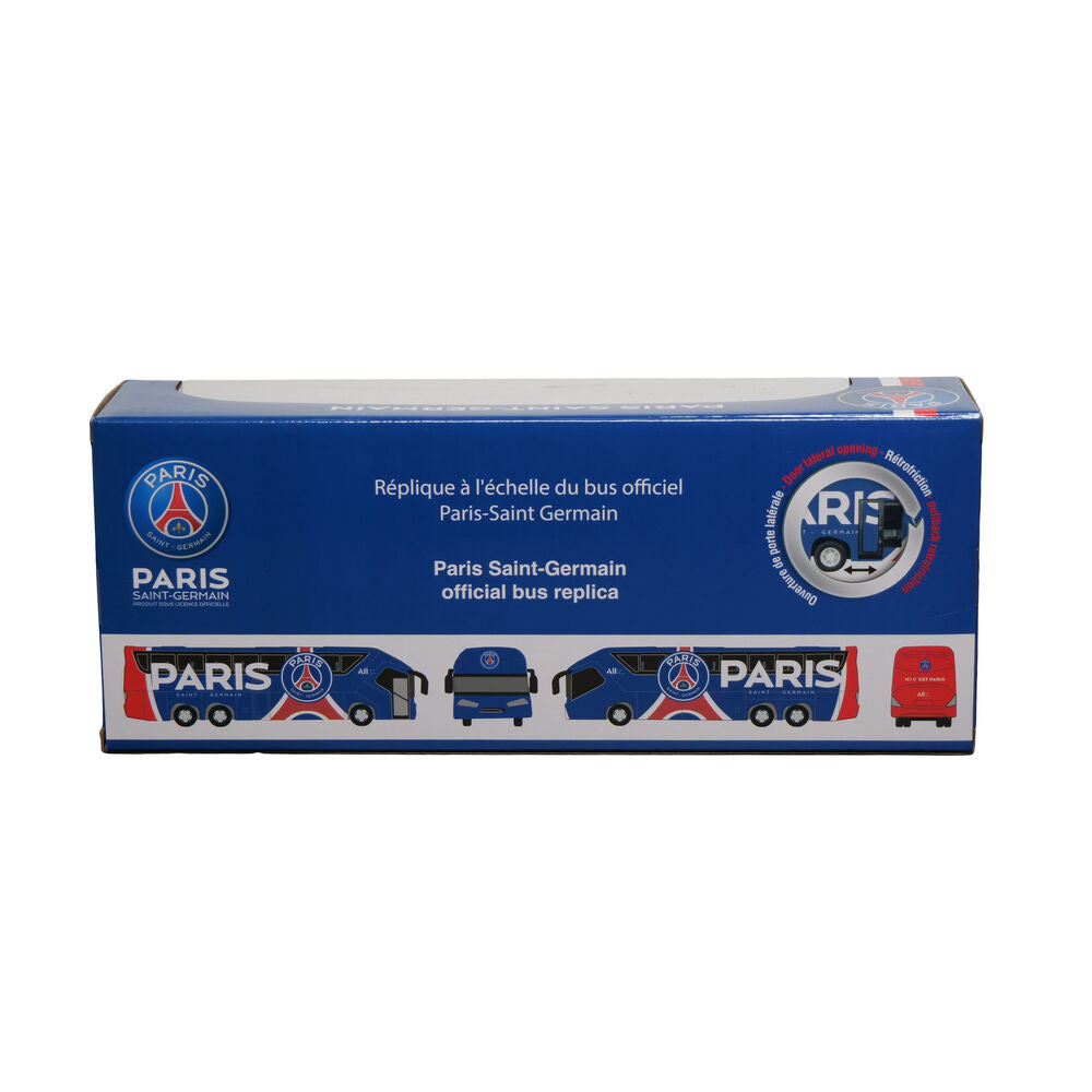 Autobús réplica del Paris Saint-Germain en azul, rojo y blanco - 7