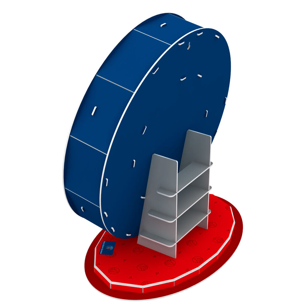 Puzzle 3D del escudo del Paris Saint-Germain sobre base roja - 4