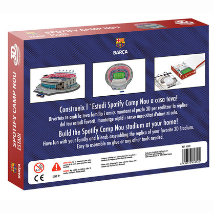 Puzzle 3D del Estadio Camp Nou del FC Barcelona - 3
