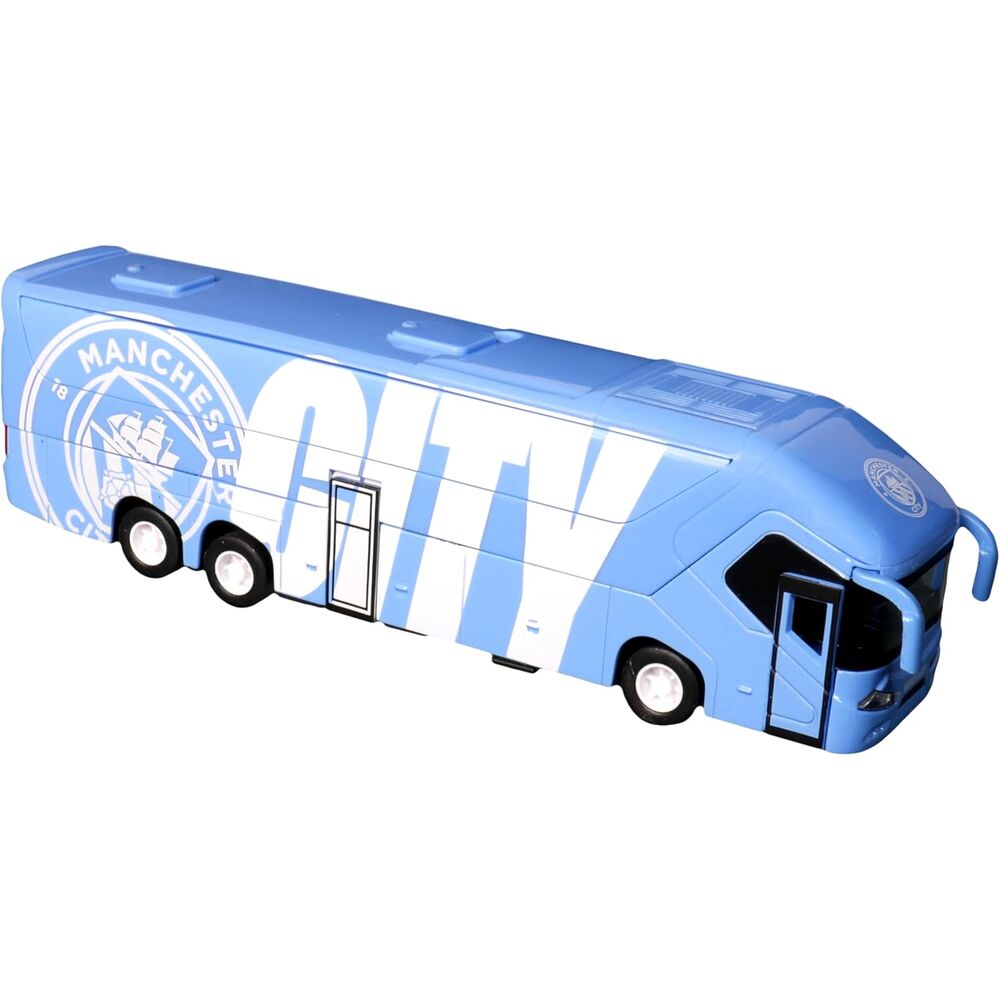 Réplica de autobús del Manchester City BANBO TOYS en azul y blanco - 3