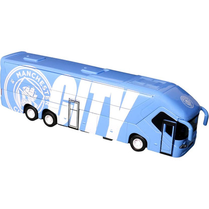 Réplica de autobús del Manchester City BANBO TOYS en azul y blanco - 3