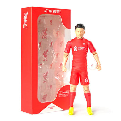 Figura de acción de Dominik Szoboszlai con uniforme rojo del Liverpool FC