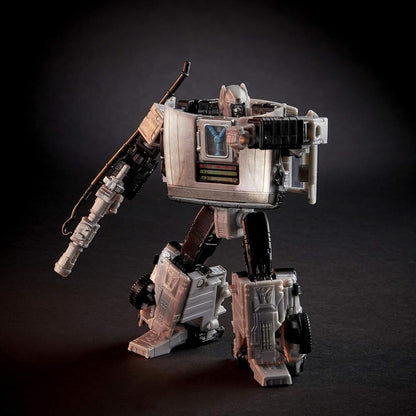 Figura Transformers Gigawatt con diseño de DMC DeLorean plateado - 7