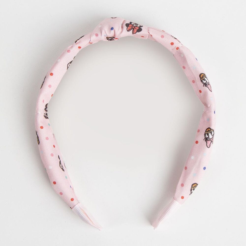 Diadema rosa de Minnie Disney con lunares y detalle anudado - 2