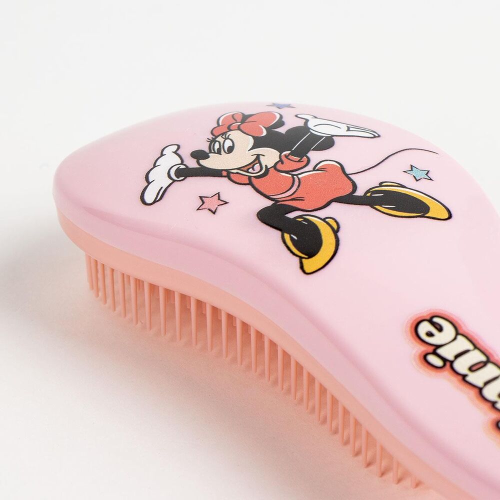 Cepillo para el pelo rosa con diseño de Minnie Disney - 2