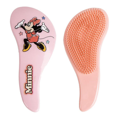 Cepillo para el pelo rosa con diseño de Minnie Disney