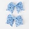 Pack de 10 lazos para el pelo Bluey en rosa y tonos azules - 3