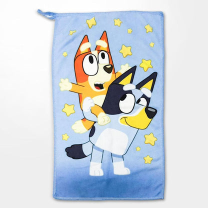Neceser escolar azul de Bluey y Bingo con estrellas - 3