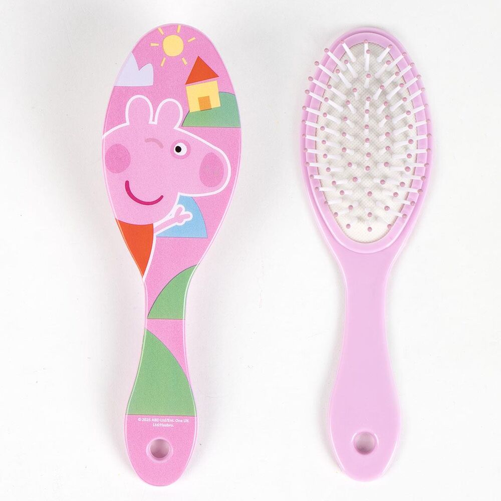 Neceser escolar rosa de Peppa Pig con frontal transparente - 2