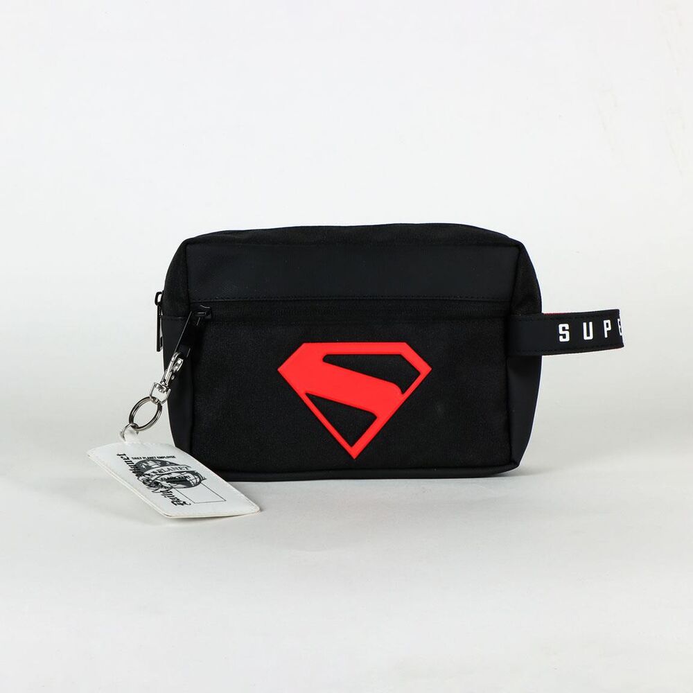 Neceser negro de Superman DC Comics con emblema rojo - 2