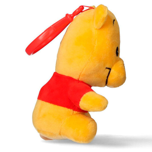 Llavero de peluche de Winnie The Pooh Disney con camiseta roja - 2