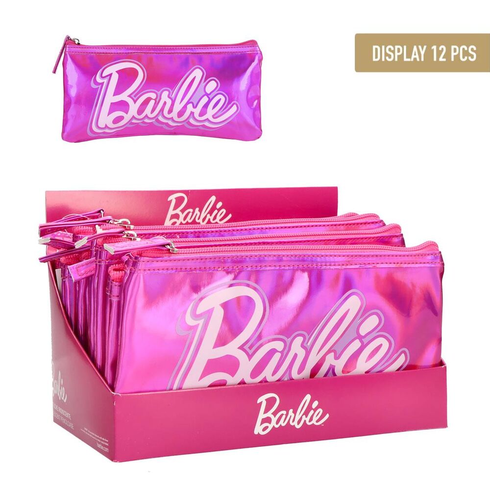 Portatodo Barbie rosa brillante con cremallera - 2