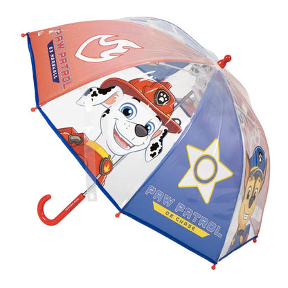 Paraguas burbuja manual Paw Patrol de 53 cm con personajes