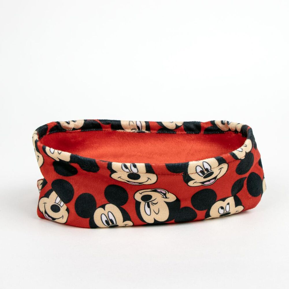Braga de cuello roja con estampado repetido de Mickey Disney - 3