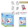 Set coloreable Paint by Numbers de Peppa Pig con pinturas y pincel