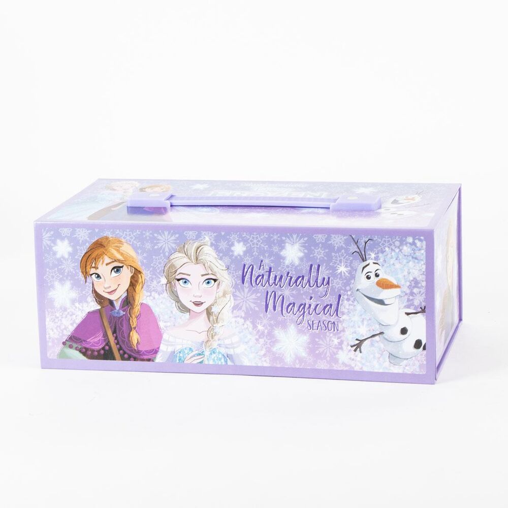 Maletín de papelería para colorear Frozen con lápices, rotuladores y paleta de colores - 2
