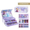 Maletín de papelería para colorear Frozen con lápices, rotuladores y paleta de colores