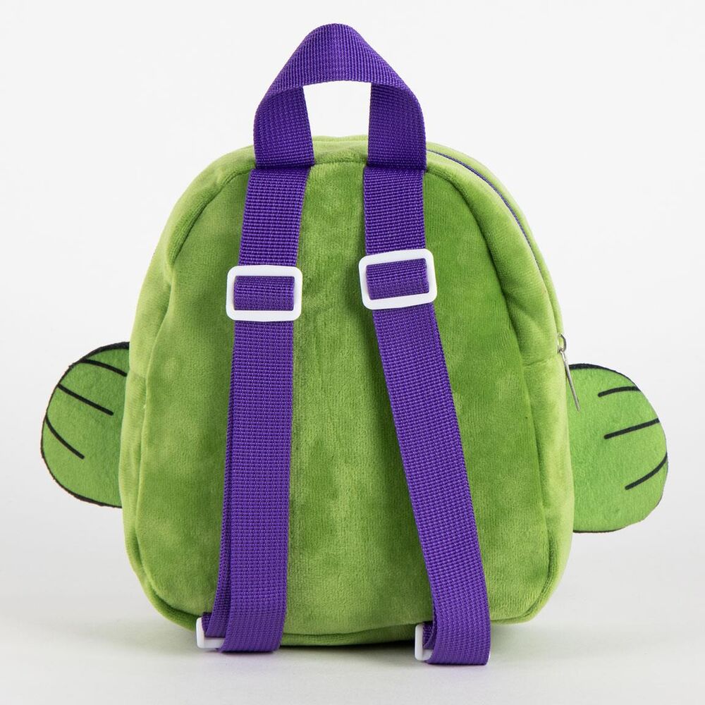 Mochila de peluche de Hulk Marvel en verde y morado - 3