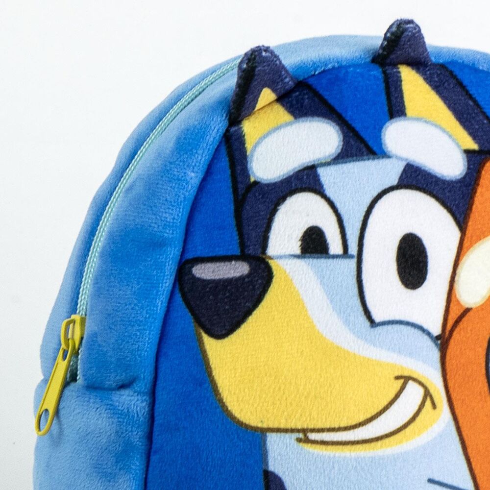 Mochila azul de peluche Bluey y Bingo de CERDÁ - 2