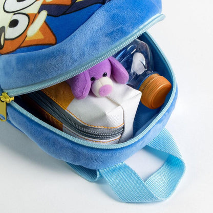 Mochila azul de peluche Bluey y Bingo de CERDÁ - 3