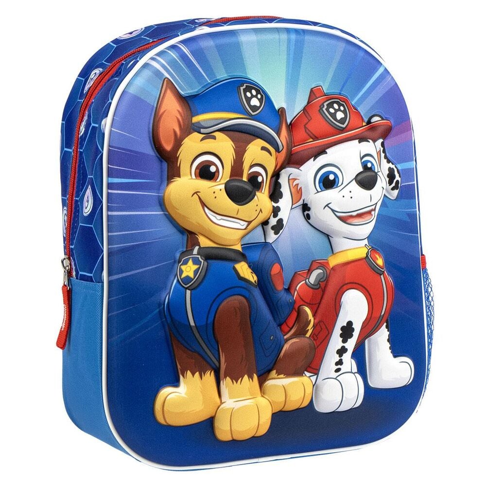 Mochila 3D azul de Paw Patrol con Chase y Marshall