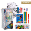 Set de papelería coloreable Marvel CERDÁ con lápices, rotuladores y estuche ilustrado