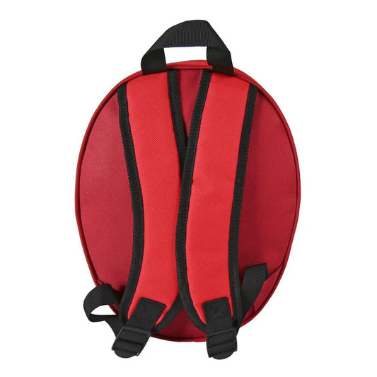 Mochila 3D roja de Spider-Man Marvel con diseño de máscara - 3