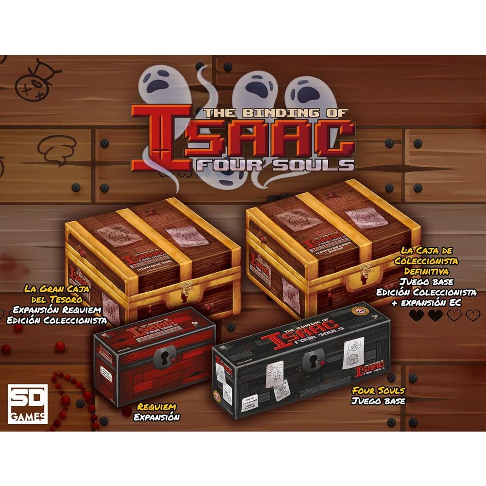 Caja del juego de mesa The Binding of Isaac Four Souls en español - 4
