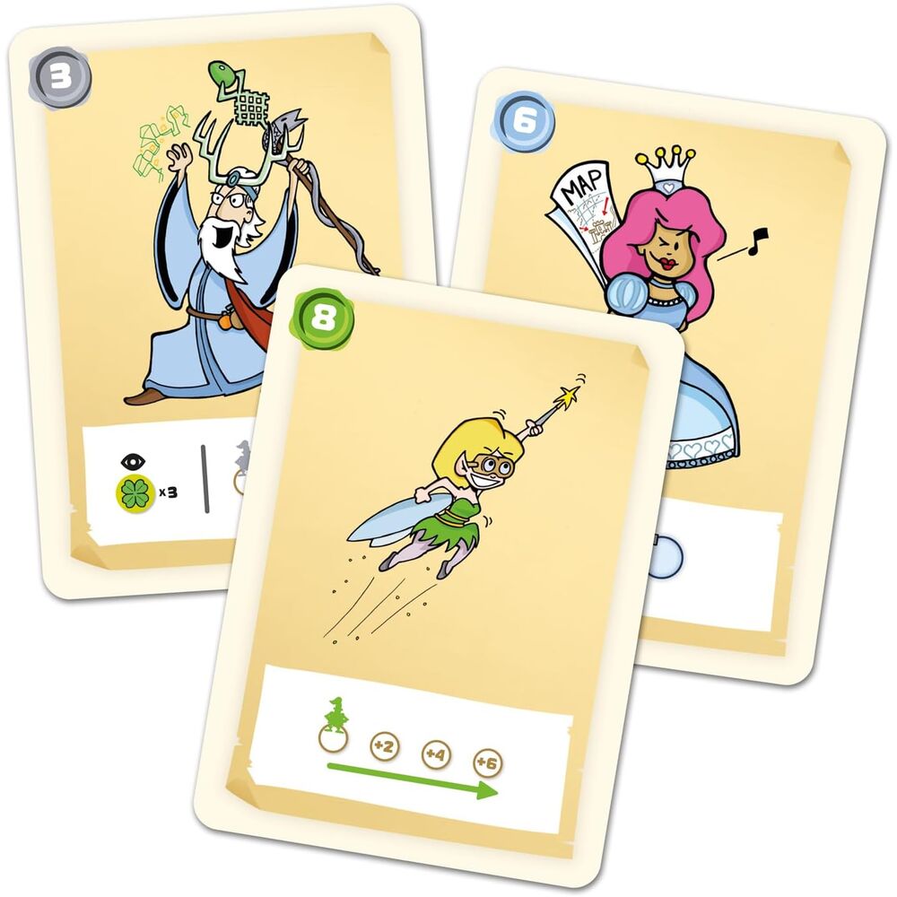 Caja del juego de mesa Copa Grial con caballeros y un dragón - 3