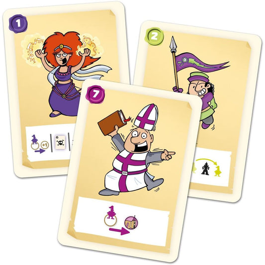 Caja del juego de mesa Copa Grial con caballeros y un dragón - 6