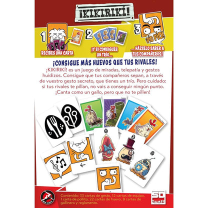 Caja del juego de cartas Kikiriki de SD GAMES - 3
