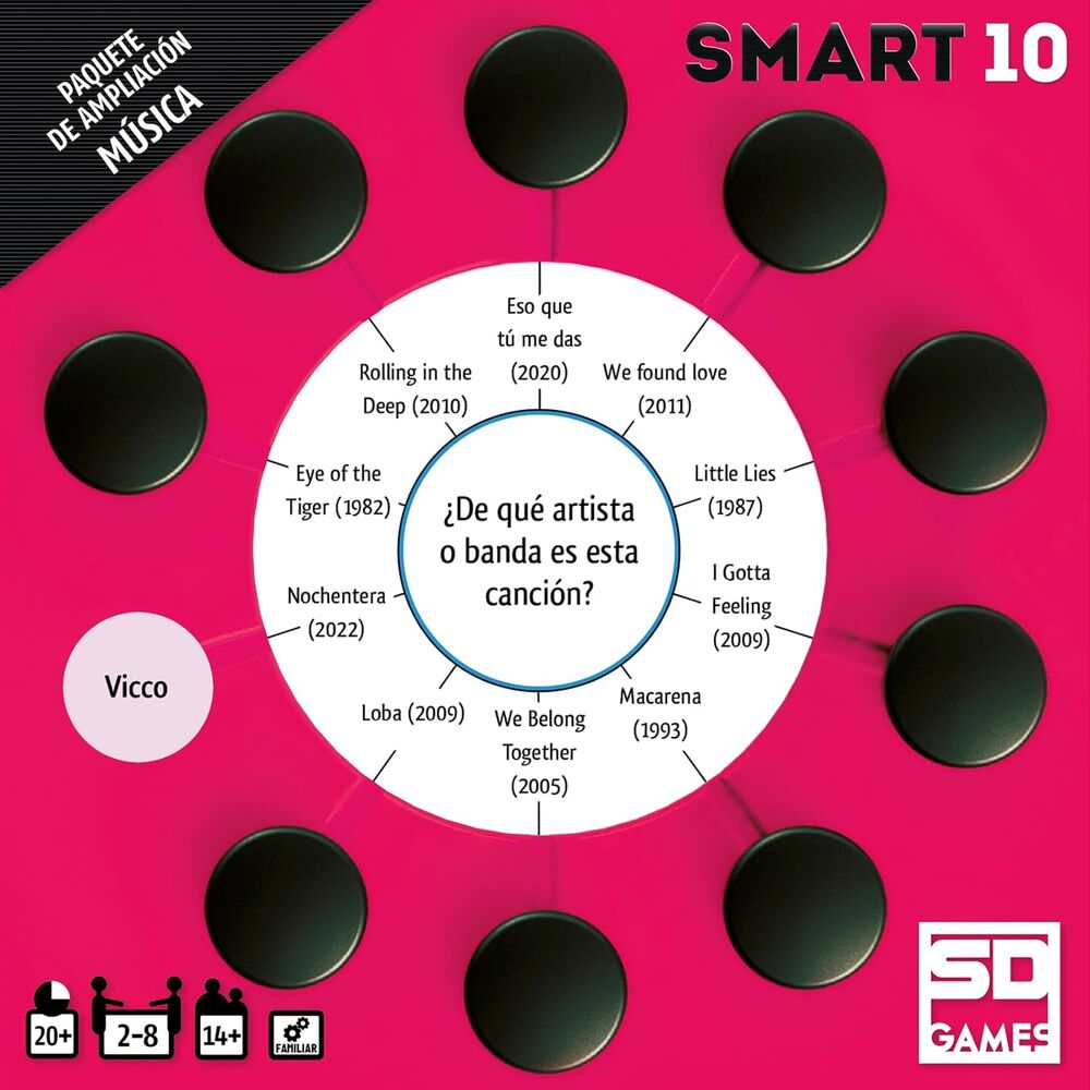 Caja de la expansión Smart 10 Música de SD Games - 2