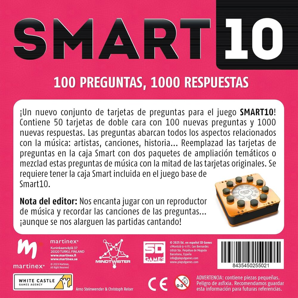 Caja de la expansión Smart 10 Música de SD Games - 7