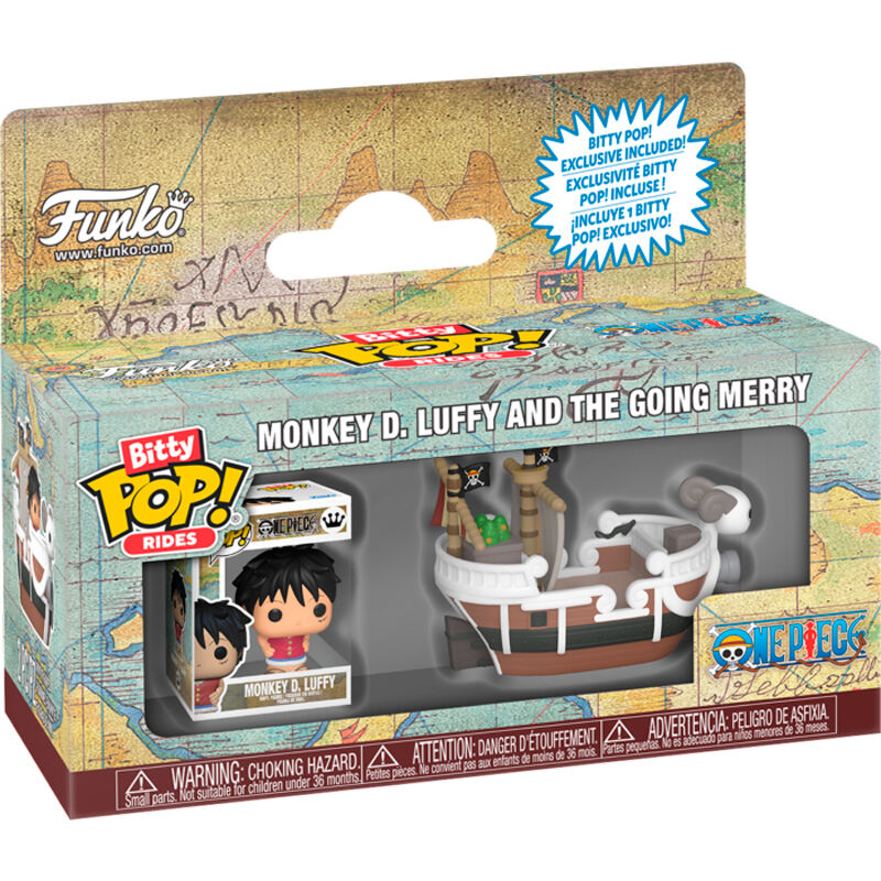 FUNKO Bitty POP! Ride de Monkey D. Luffy en el Going Merry - 2