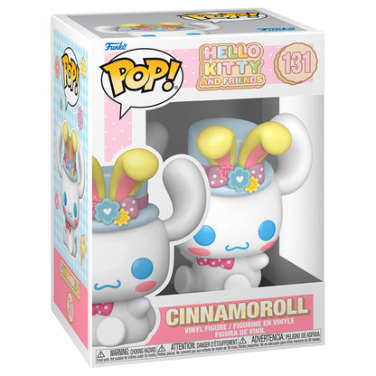 Figura Funko POP! de Cinnamoroll con sombrero pastel y pajarita rosa - 2