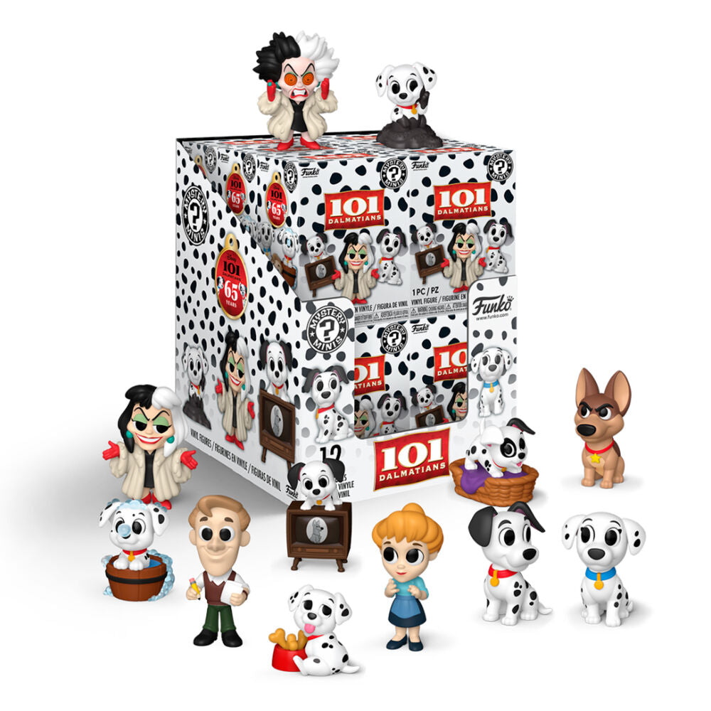 Figura Funko Mystery Mini Disney 101 Dálmatas en blind box