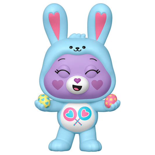 Figura Funko POP! Share Bear Bunny azul con orejas de conejo y corazones
